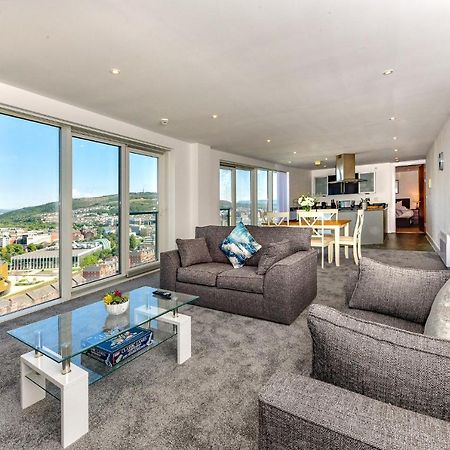 Just Stay Wales - Meridian Tower Marina & City View - 2 Bed Apartment Swansea Exterior foto